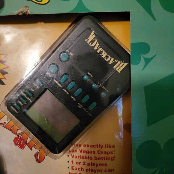 Las Vegas Casino Micro Games Gift Pack Handheld Games Poker Craps Blackjack Slot - Picture 9 of 12